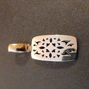 Premier Designs Jewelry - "Chic" Gold and Silver Tone Slide / Pendant